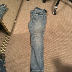 Men’s express jeans light wash. 34x32